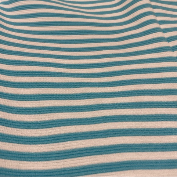 Lilly Pulitzer Shorely Blue Ottoman Stripe Whiting Cut Out Dress (XS) - Picture 6 of 7